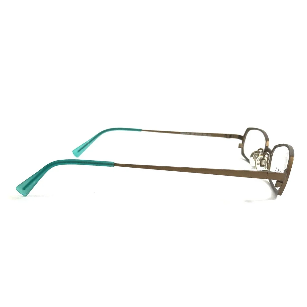 Lafont Issy & La Petite Eyeglasses Frames CENTURI 497 Matte Gold Teal 47-17-135